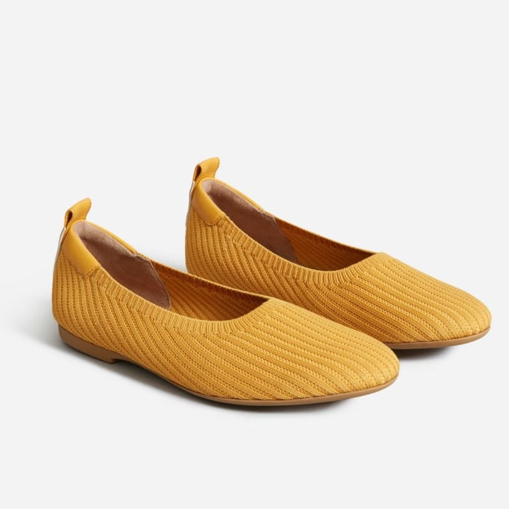 Everlane The Day Glove ReKnit Mustard Yellow 8